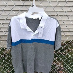 Calvin Klein Cotton Short Sleeve Polo Shirt Size XL NWT